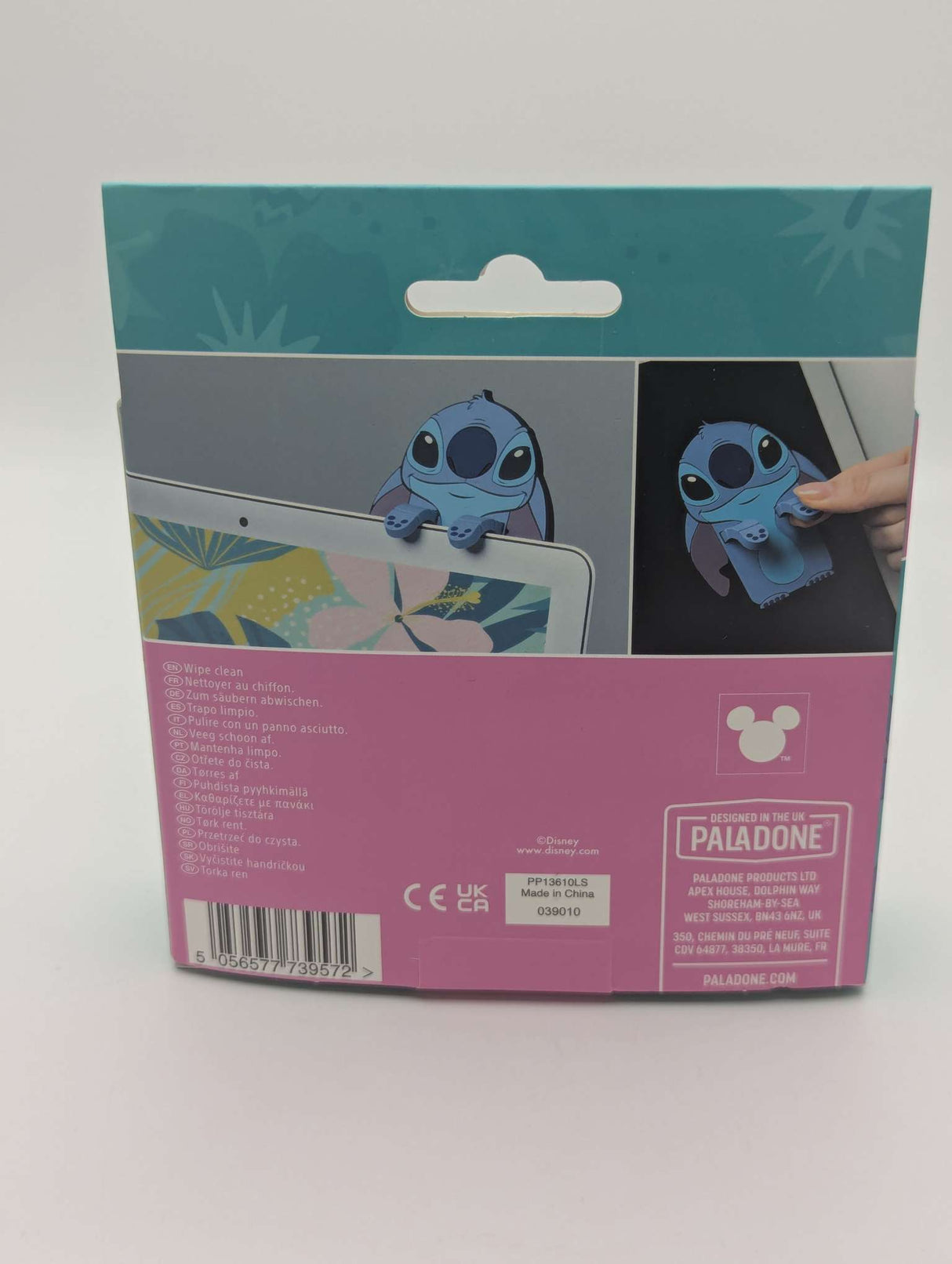 Stitch | Clip On Character Screen Cleaner Blue | Paladone