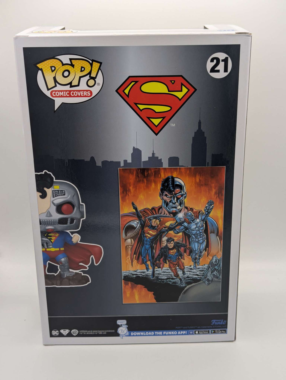 DC CYBORG SUPERMAN | Funko Pop Comic Covers #21