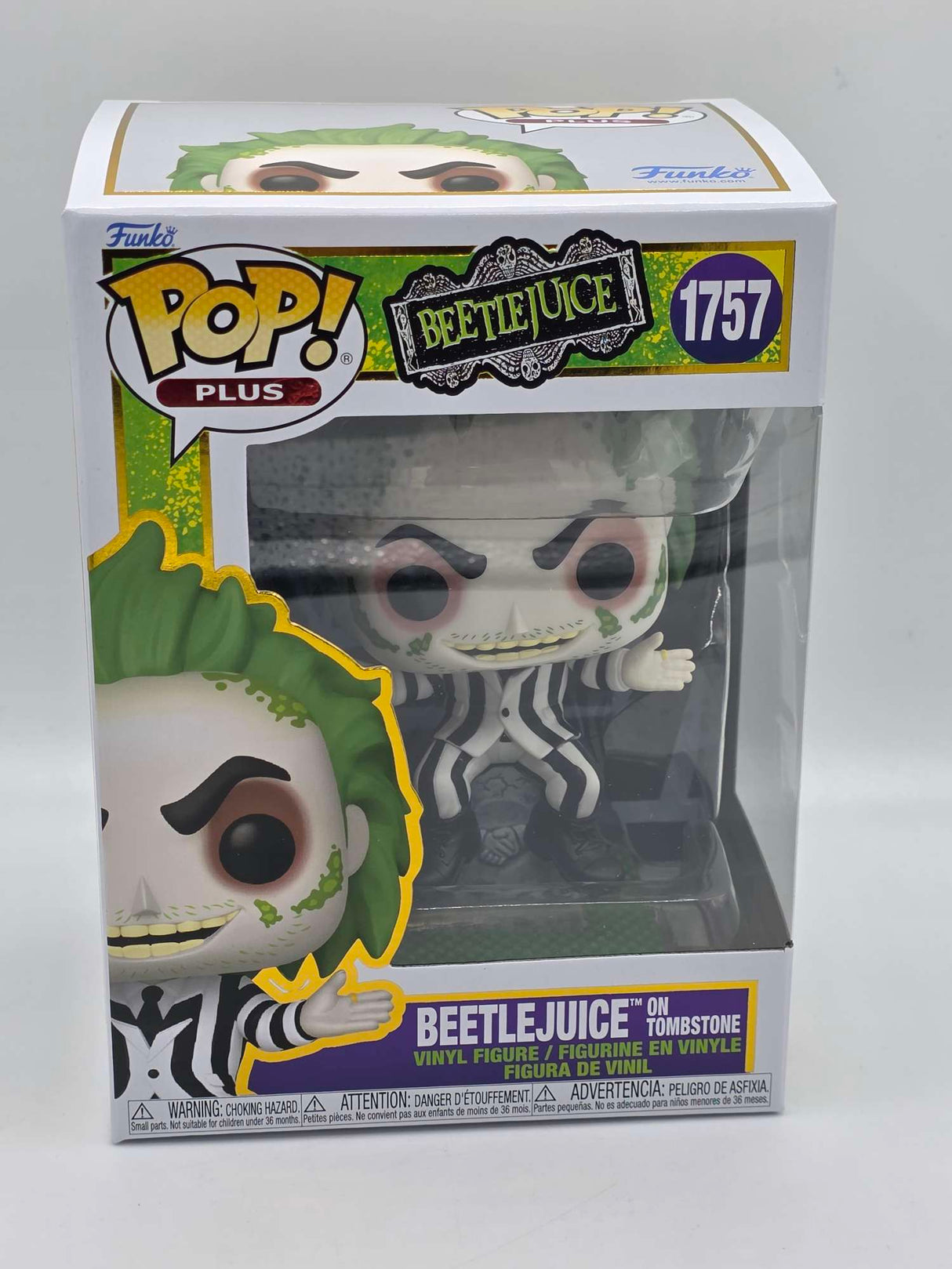 BEETLEJUICE (ON TOMBSTONE) | Beetlejuice | Funko Pop Plus #1757