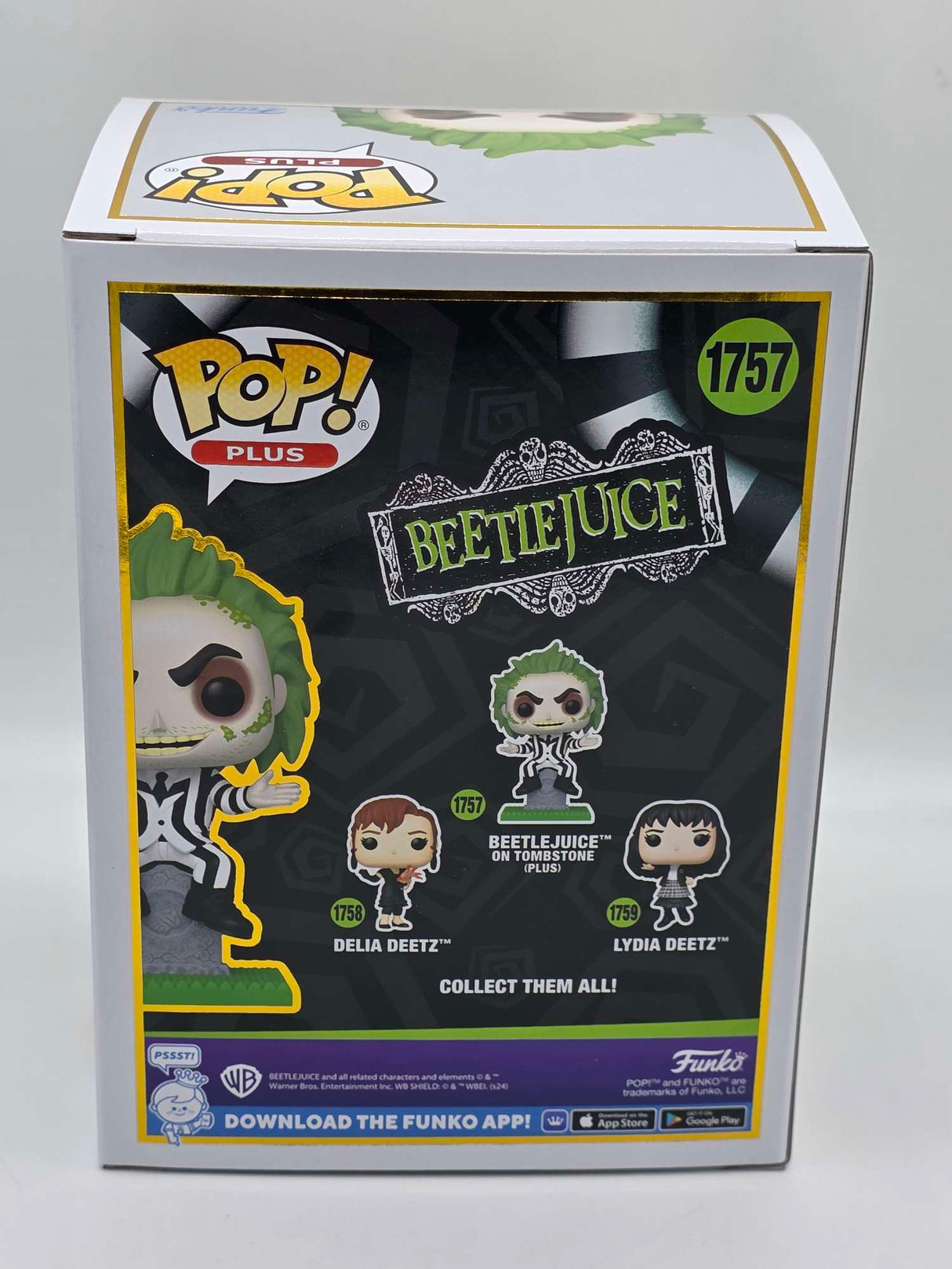 BEETLEJUICE (ON TOMBSTONE) | Beetlejuice | Funko Pop Plus #1757