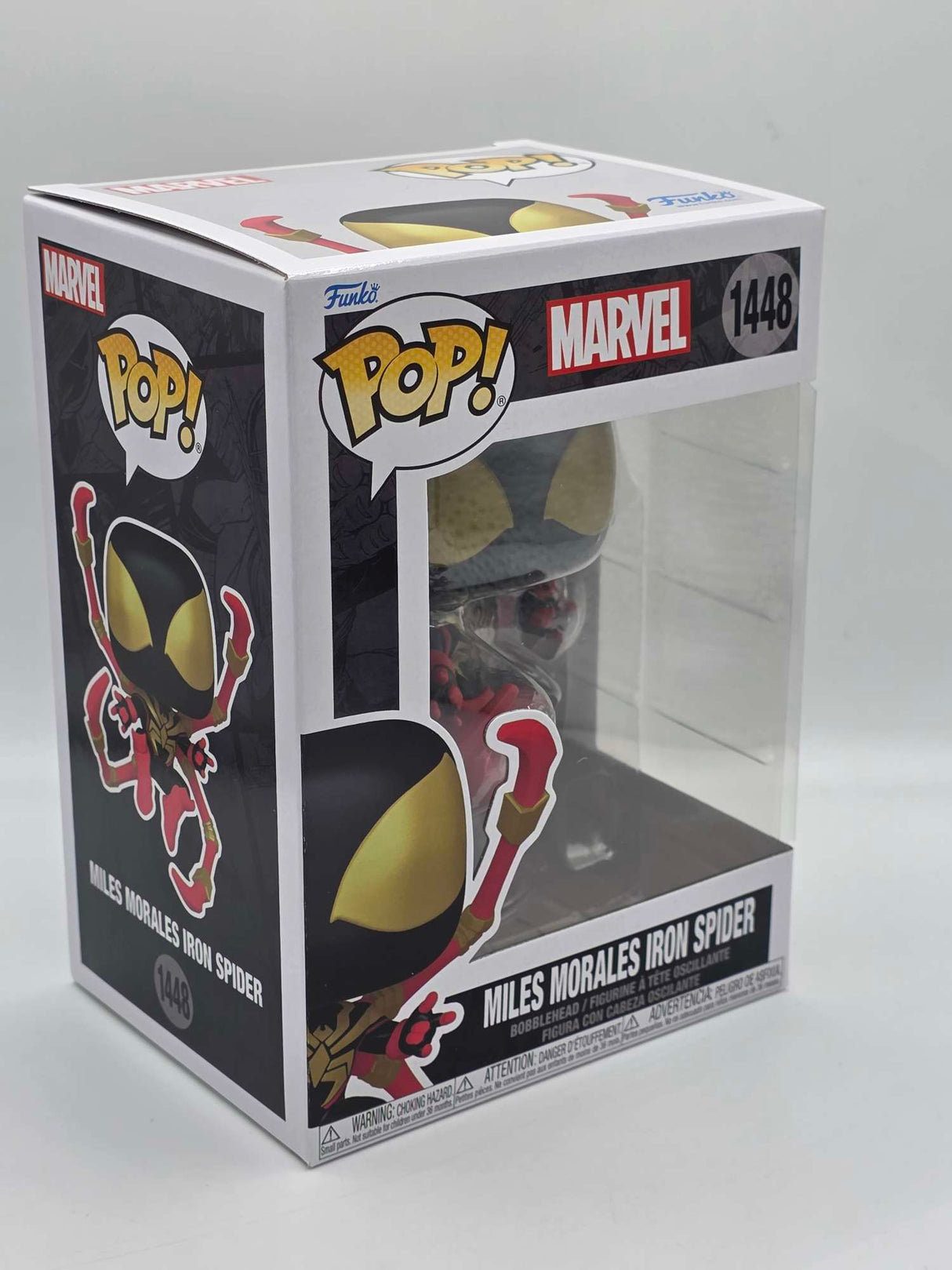 MILES MORALES (MASKED) | Iron Spider | Funko Pop Marvel #1448