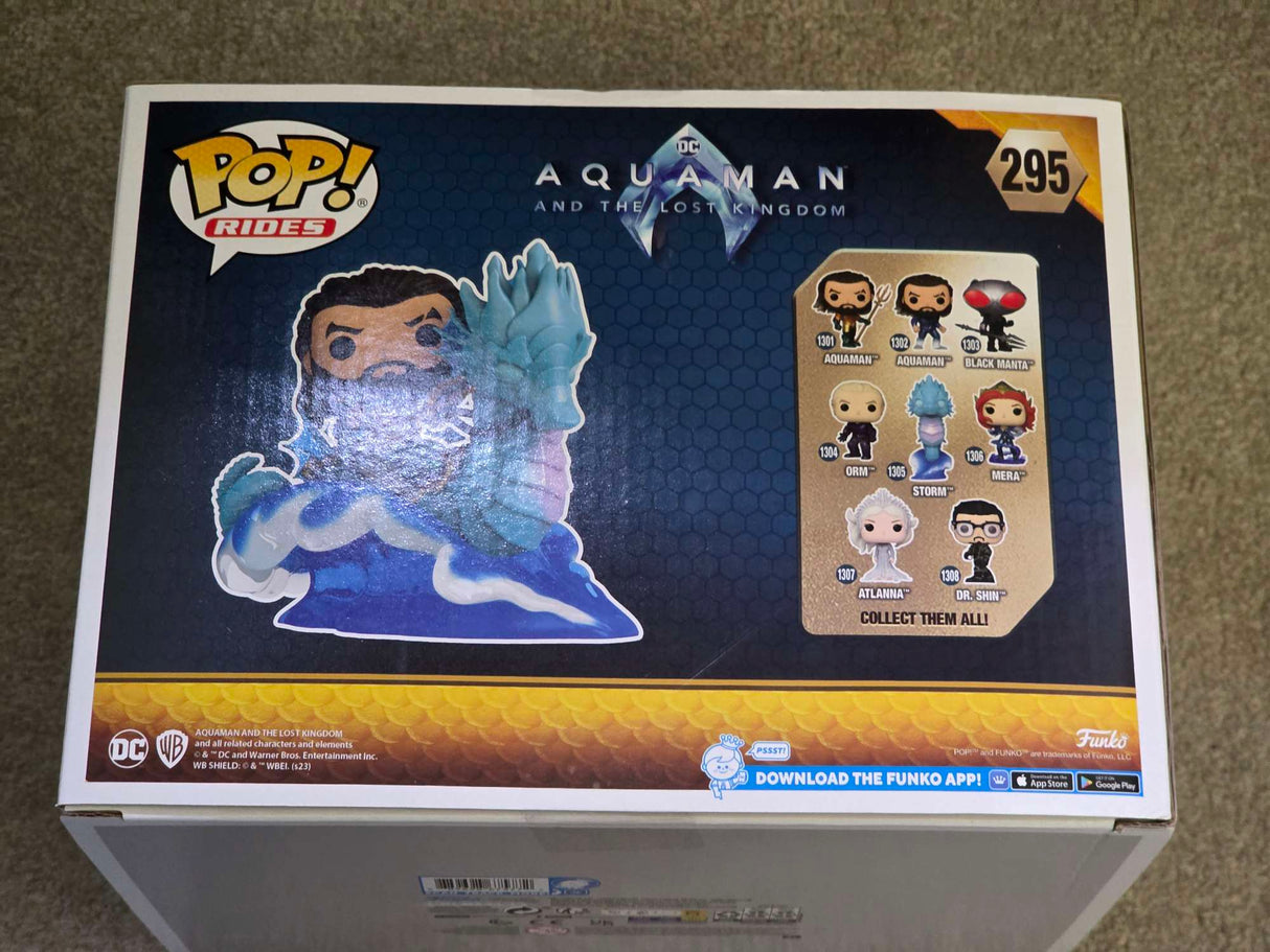 Damaged Box | AQUAMAN AND STORM | Funko Pop Rides  #295