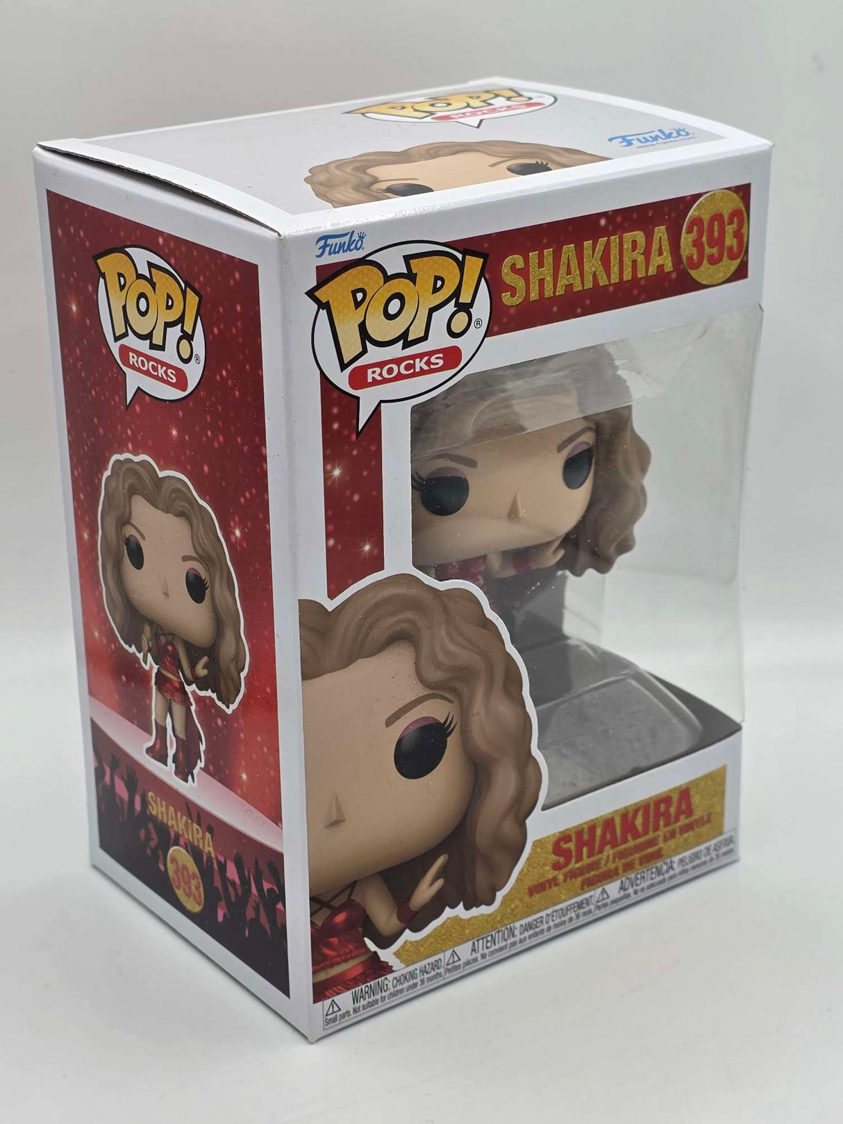 Damaged Box | SHAKIRA SUPER BOWL | Funko Pop Rocks | Metallic #393