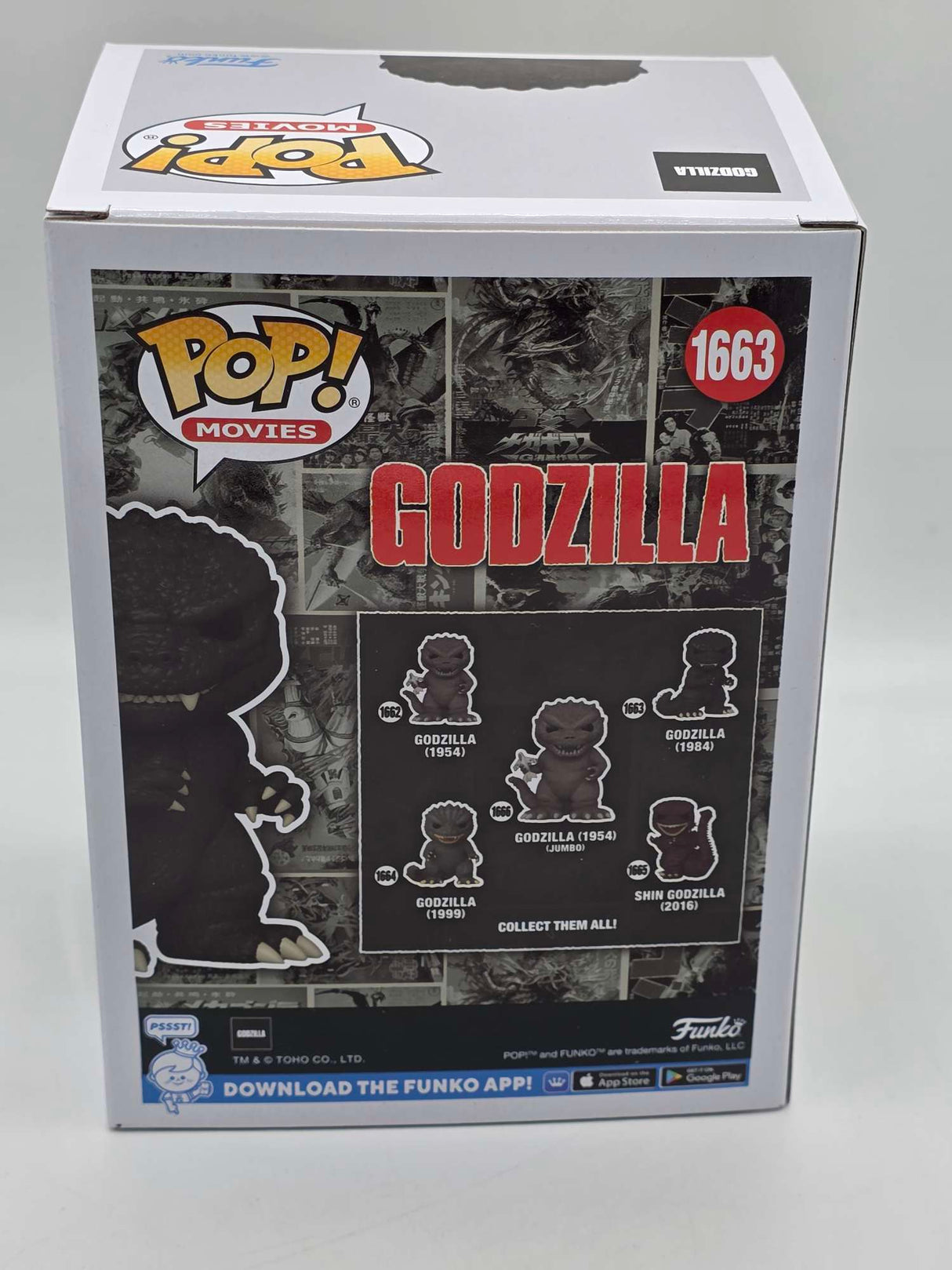 Damaged Box | GODZILLA (1984) | Funko Pop Movies #1663