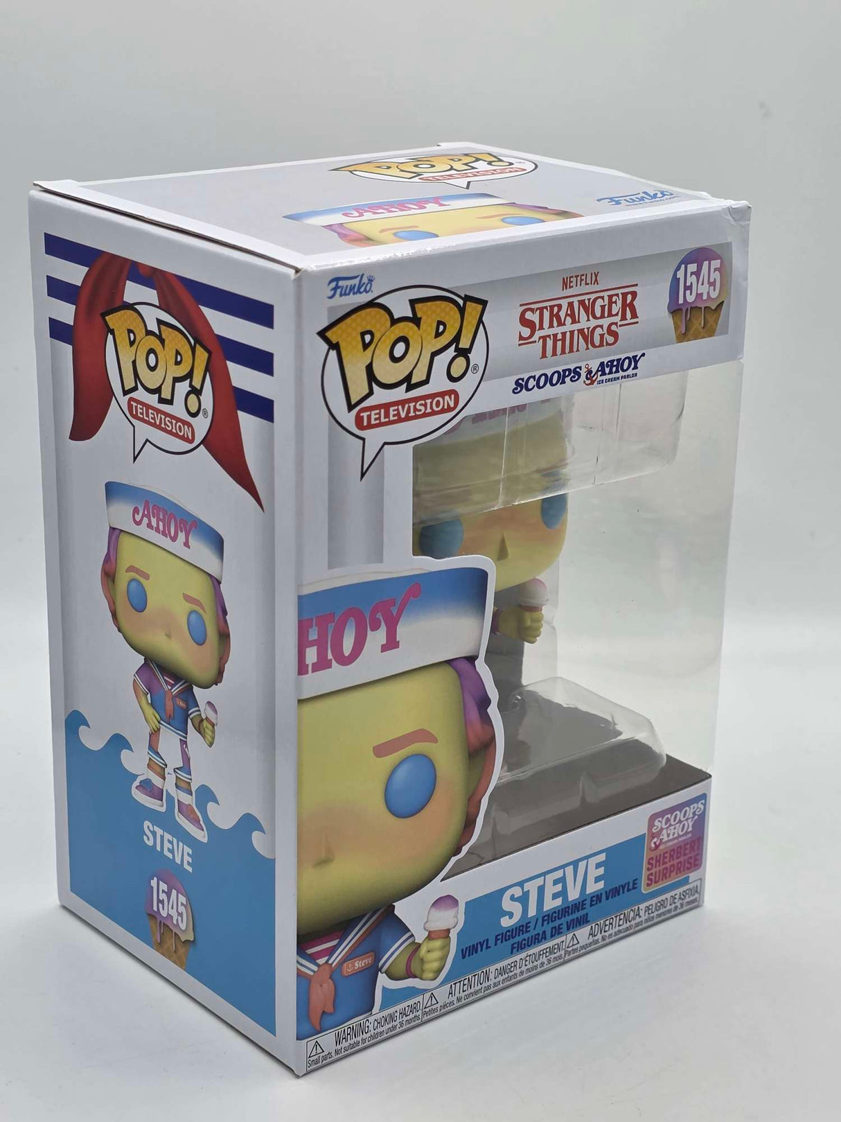 Damaged Box | STEVE (SCOOPS AHOY) | Stranger Things | Funko Pop Television #1545