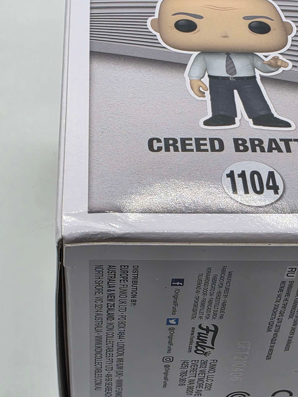 Damaged Box | CREED BRATTON | Funko Pop Television | The Office #1104