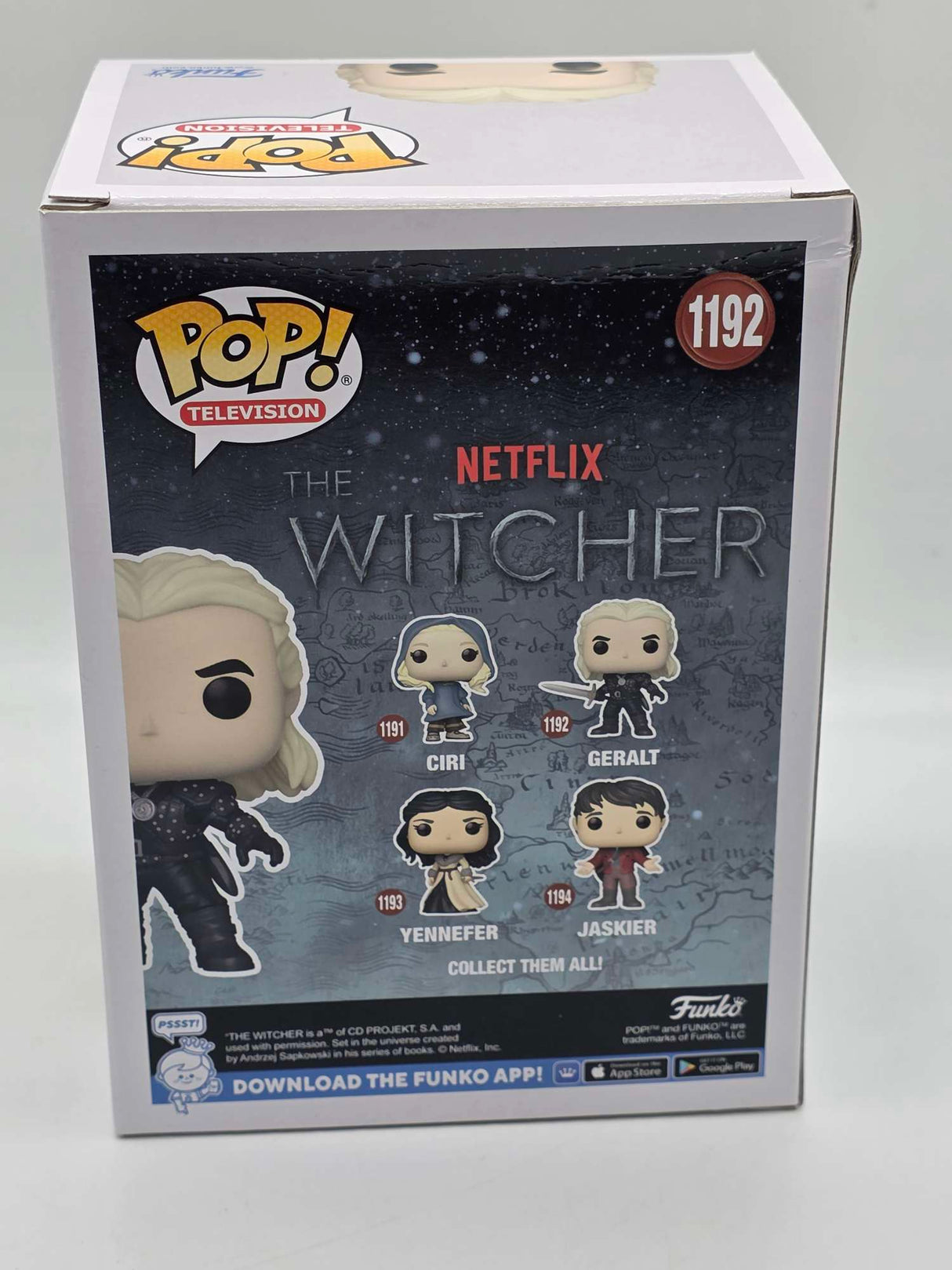 Damaged Box | GERALT | Funko Pop Television | Netflix The Witcher #1192