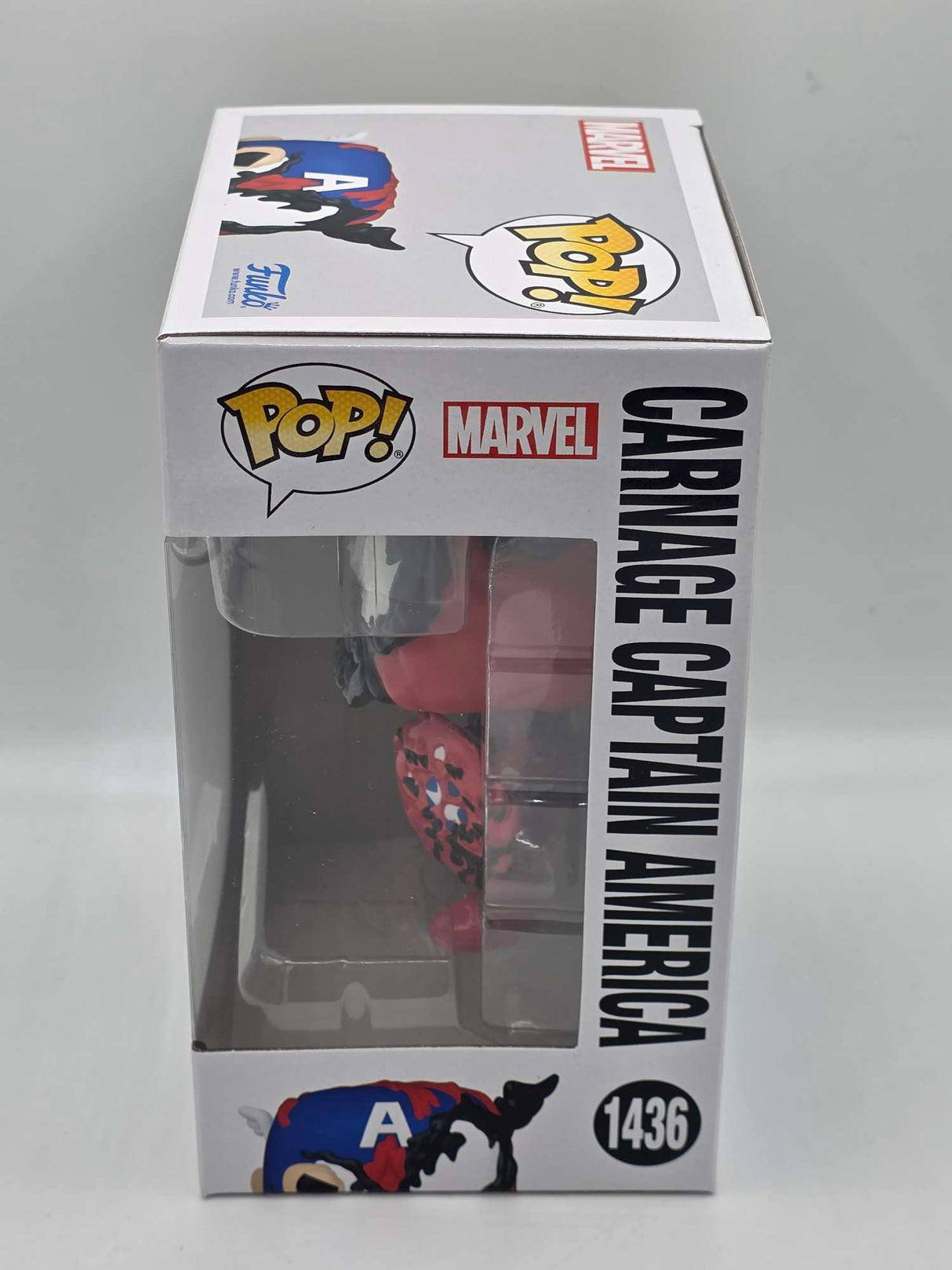 Damaged Box | CARNAGE CAPTAIN AMERICA | Absolute Carnage | Funko Pop Marvel | #1436