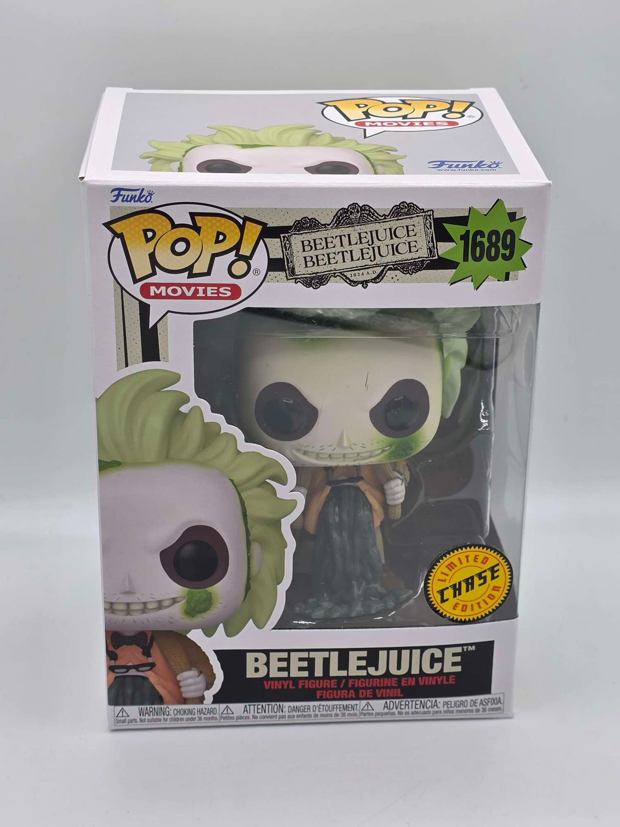 Damaged Box | BEETLEJUICE (WITH GUTS) | Beetlejuice Beetlejuice | Funko Pop Movies | Chase #1689