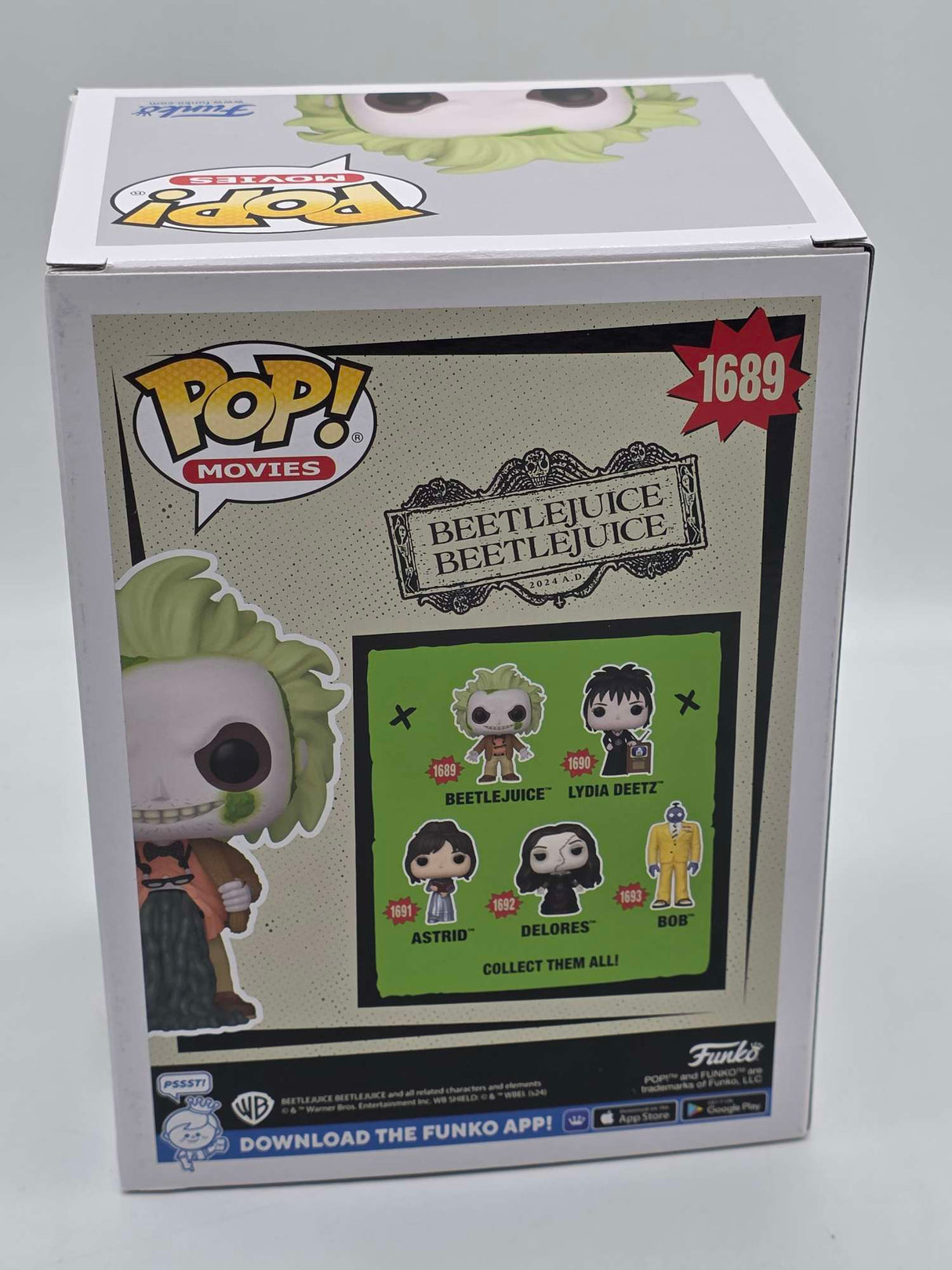 Damaged Box | BEETLEJUICE (WITH GUTS) | Beetlejuice Beetlejuice | Funko Pop Movies | Chase #1689