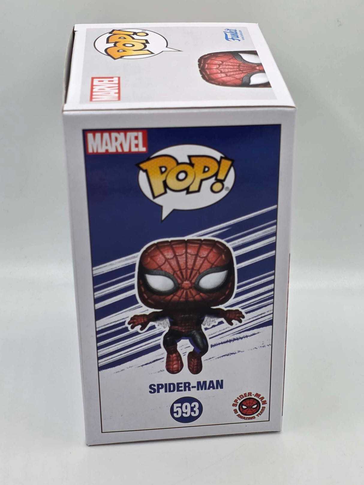 SPIDER-MAN (FIRST APPEARANCE) | Funko Pop Marvel | Diamond  Glitter DGLT #593