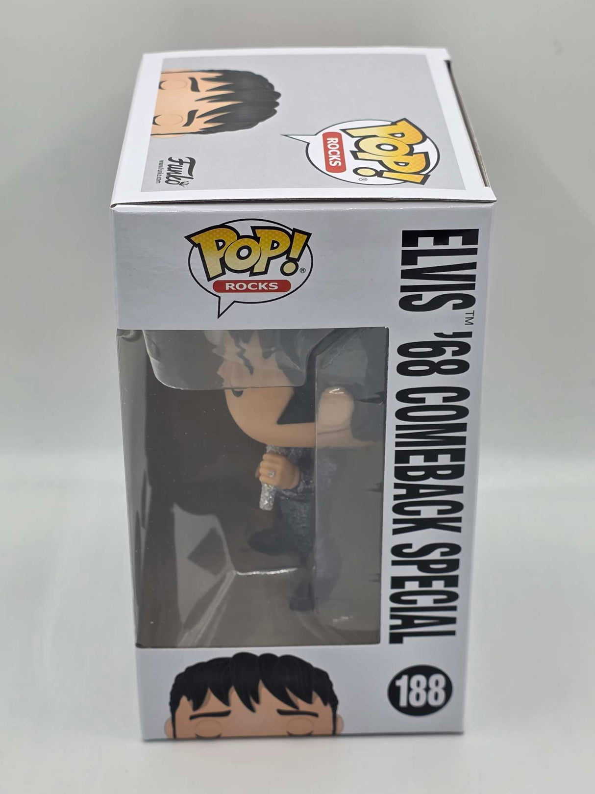 ELVIS ('68 COMEBACK SPECIAL) | Elvis Presley | Funko Pop Rocks | Diamond Glitter DGLT #188