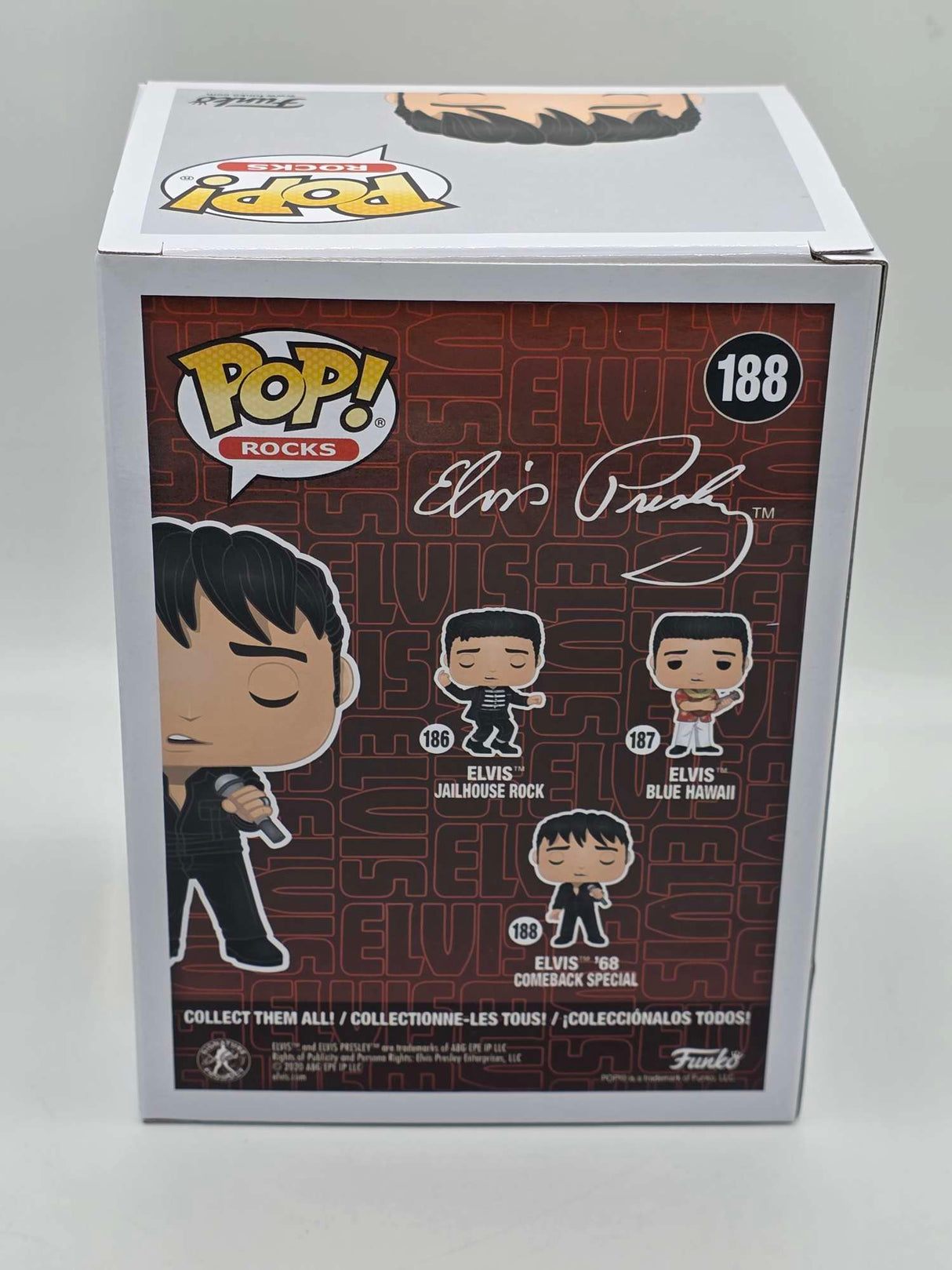 ELVIS ('68 COMEBACK SPECIAL) | Elvis Presley | Funko Pop Rocks | Diamond Glitter DGLT #188