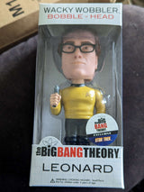 Funko Wacky Wobbler | The Big Bang Theory | Leonard Star Trek Outfit | Bobble Head Figure