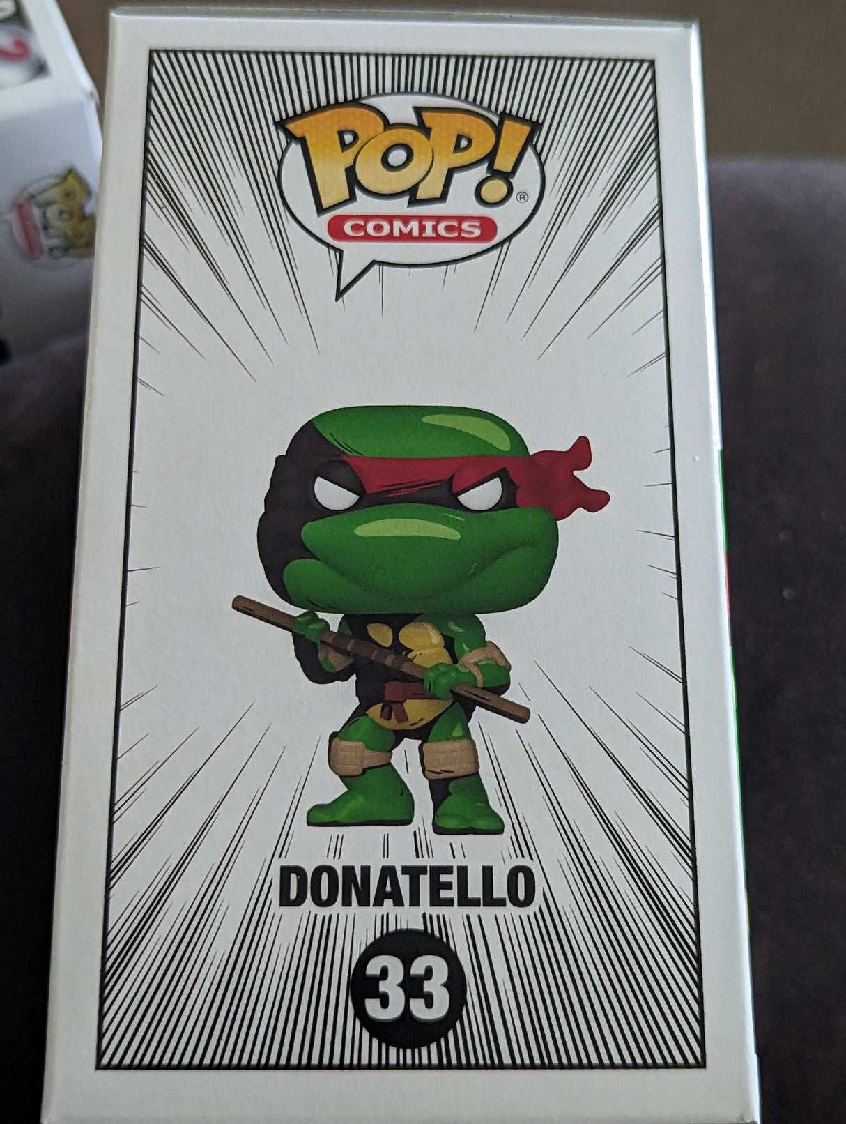 Damaged Box | Funko Pop Comics | Teenage Mutant Ninja Turtles TMNT | Donatello #33