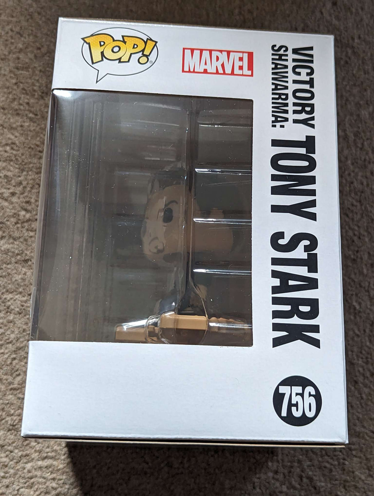 Damaged Box | Funko Pop Marvel | Avengers | Tony Stark Victory Shawarma #756