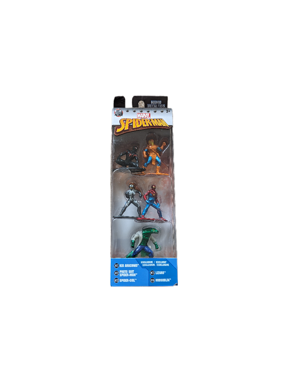 Jada Toys | Spider-Man Nano Metalfigs Diecast | Mini Figures | 5-Pack 4cm