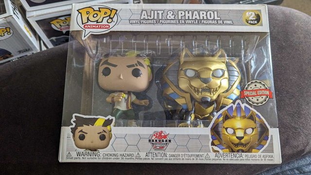 Damaged Box | Funko Pop Animation | Bakugan | Ajit and Pharol | 2 Pack