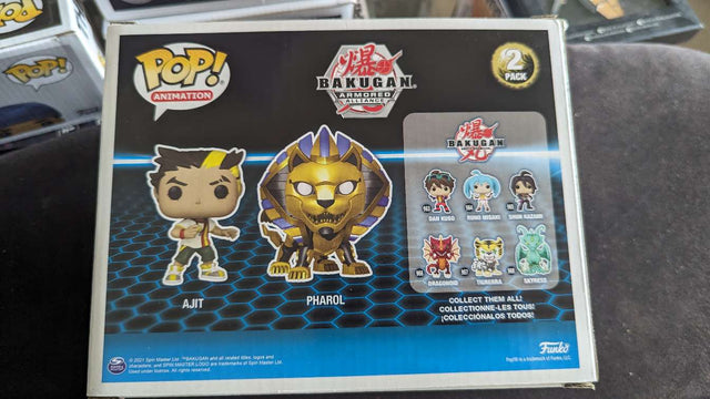 Damaged Box | Funko Pop Animation | Bakugan | Ajit and Pharol | 2 Pack