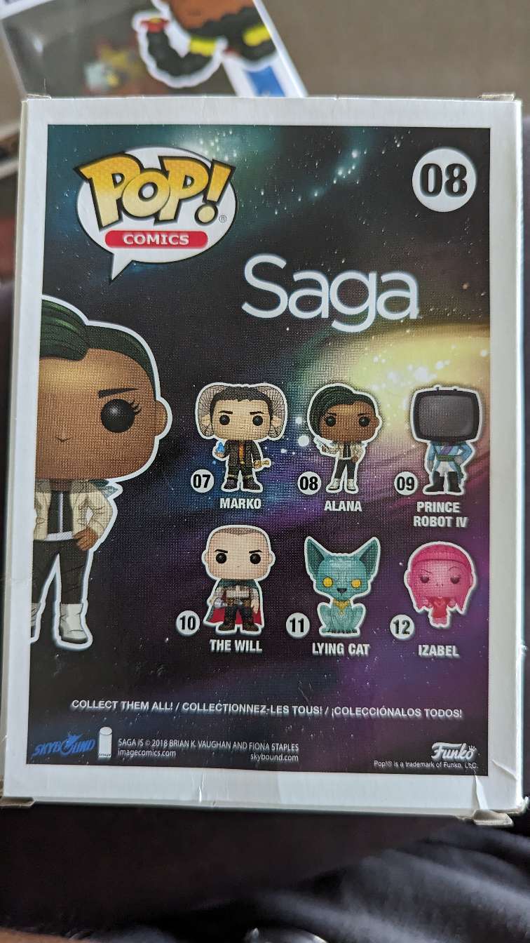 Damaged Box | Funko Pop Comics | Saga | Alana #08