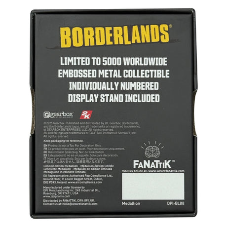 Fanattik Borderlands Limited Edition PSYCHO Bandit Mask Metal Replica