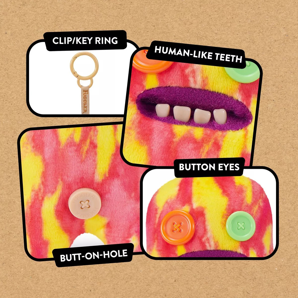 SASQUOOSH | Series 6 | Fuggler Keyring 5"