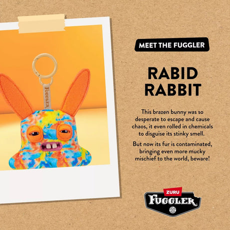 RABID RABBIT | Series 6 | Fuggler Keyring 5"
