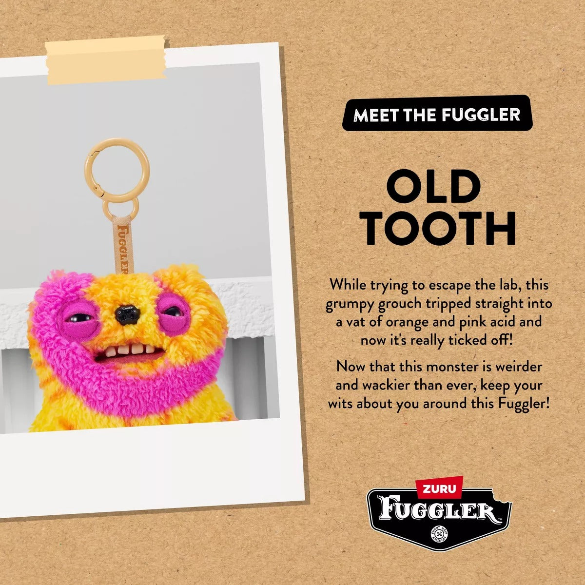 OLD TOOTH | Series 6 | Fuggler Keyring 5"