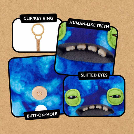WIDE EYED WEIRDO BLUE | Series 6 | Fuggler Keyring 5"