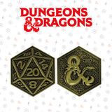 Fanattik Dungeons & Dragons: D20 DIE Limited Edition Embossed Collectable Coin