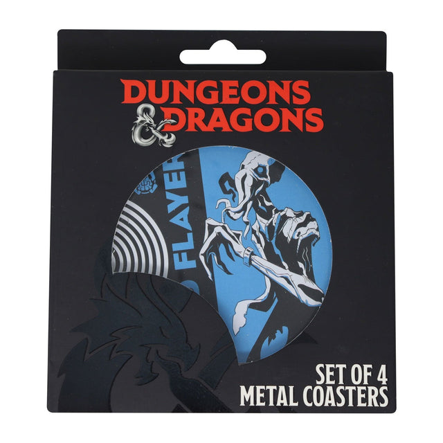 Dungeons & Dragons | Set of 4 Printed Metal Coasters