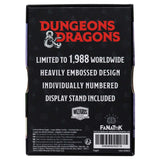 Dungeons & Dragons | Legend of Drizzt 35th Anniversary | Ingot | Limited Edition