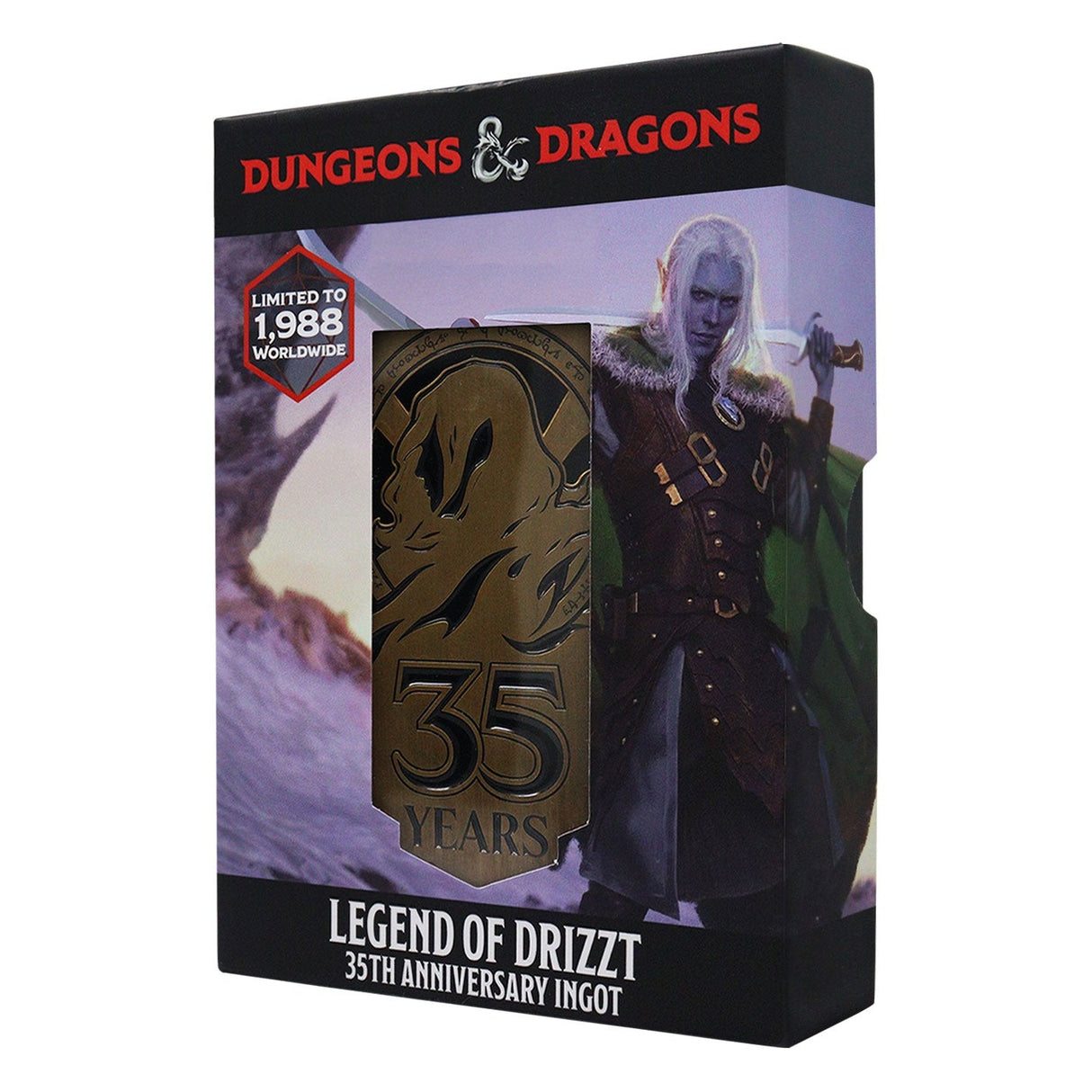 Dungeons & Dragons | Legend of Drizzt 35th Anniversary | Ingot | Limited Edition