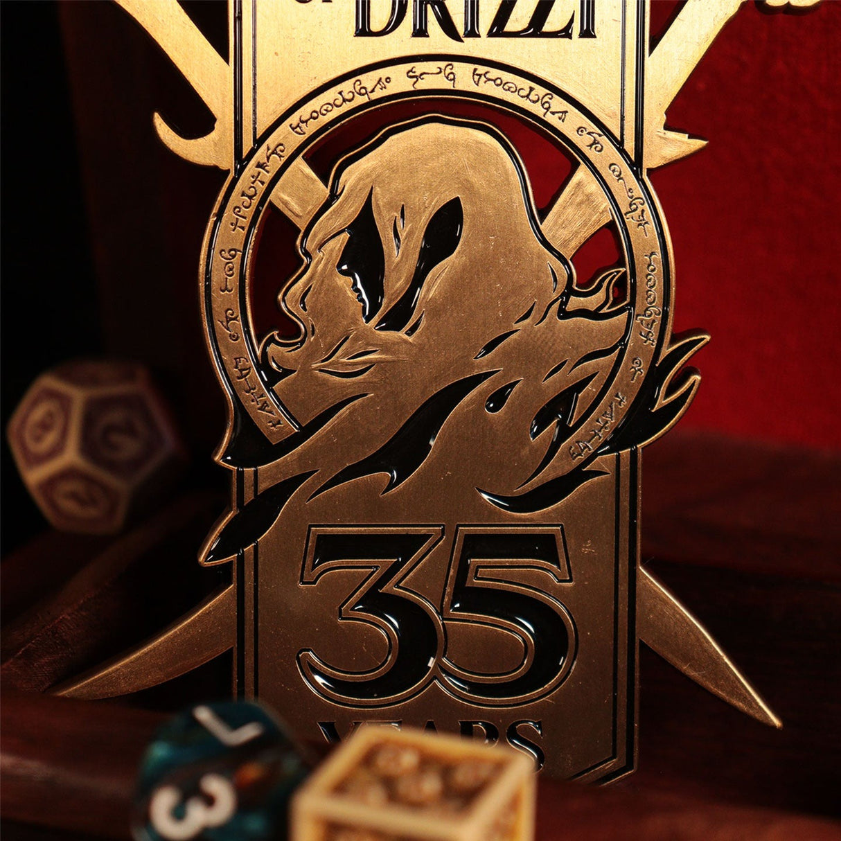 Dungeons & Dragons | Legend of Drizzt 35th Anniversary | Ingot | Limited Edition