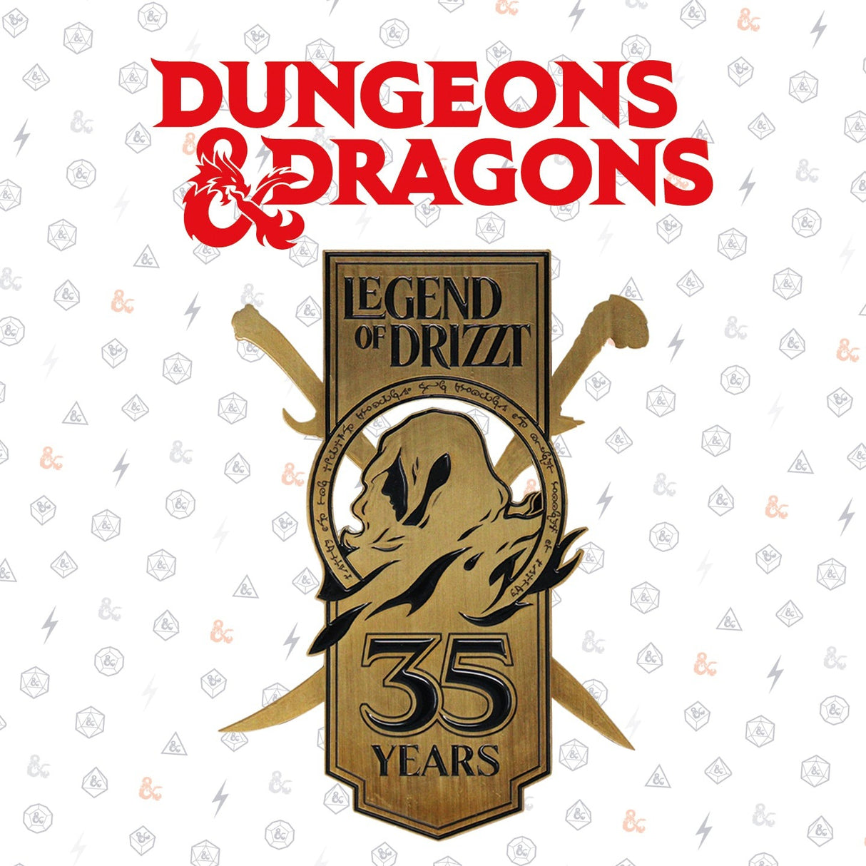 Dungeons & Dragons | Legend of Drizzt 35th Anniversary | Ingot | Limited Edition