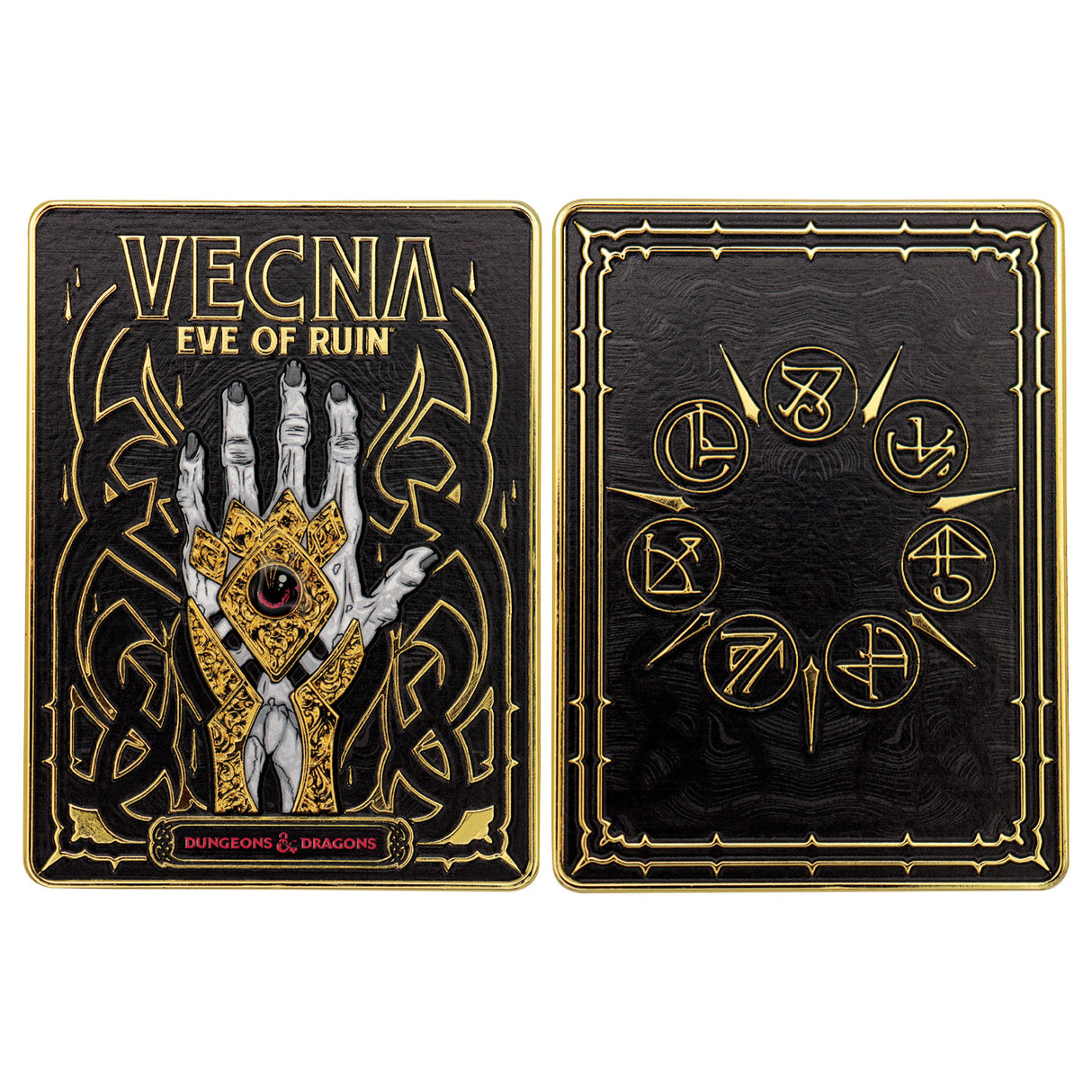 Dungeons & Dragons VECNA Eve of Ruin Limited Edition Collectible Metal Ingot