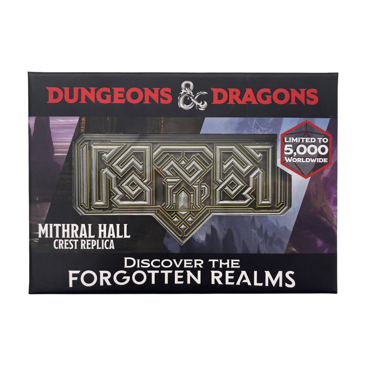 Dungeons & Dragons MITHRAL HALL Crest Limited Edition Collectible Metal Ingot