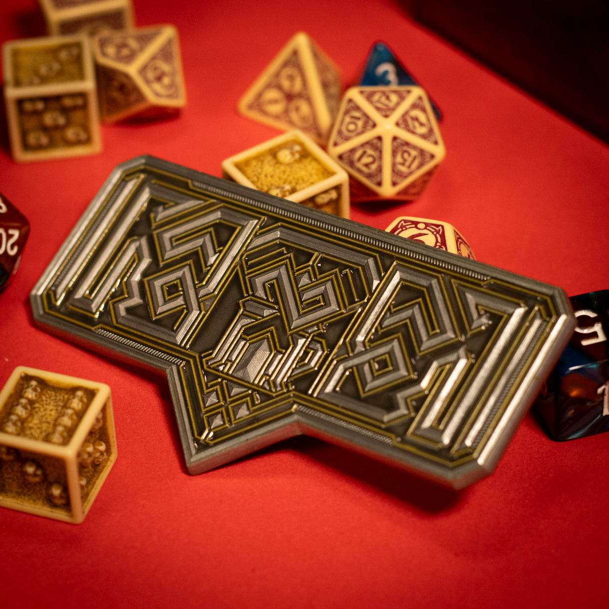Dungeons & Dragons MITHRAL HALL Crest Limited Edition Collectible Metal Ingot