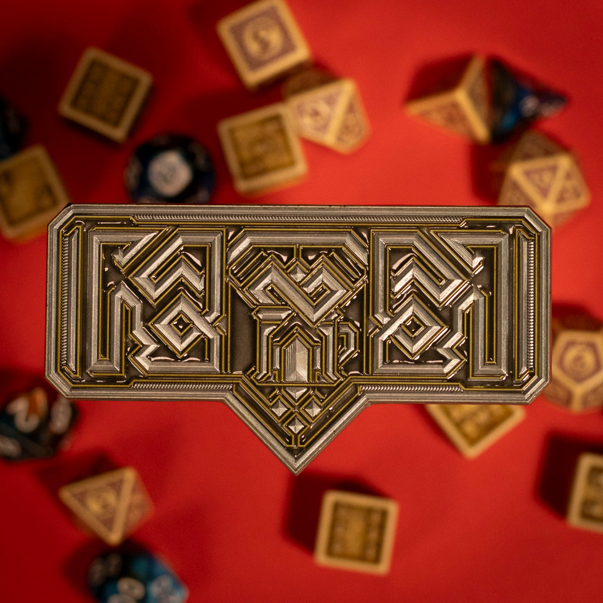 Dungeons & Dragons MITHRAL HALL Crest Limited Edition Collectible Metal Ingot
