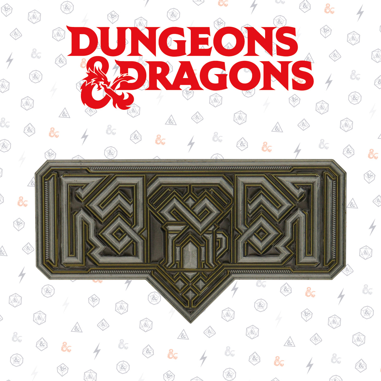 Dungeons & Dragons MITHRAL HALL Crest Limited Edition Collectible Metal Ingot