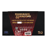 Dungeons & Dragons 50th Anniversary BEHOLDER, MIND FLAYER & MIMIC Limited Edition Pin Badge Set