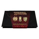 Dungeons & Dragons 50th Anniversary BEHOLDER, MIND FLAYER & MIMIC Limited Edition Pin Badge Set