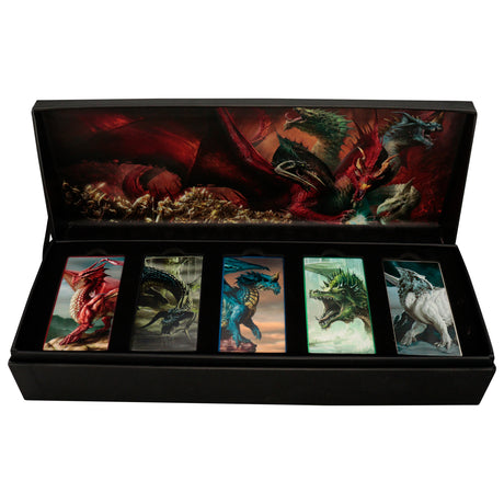 Dungeons & Dragons 50th Anniversary CHROMATIC DRAGONS Limited Edition Coloured Ingot Set
