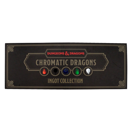 Dungeons & Dragons 50th Anniversary CHROMATIC DRAGONS Limited Edition Coloured Ingot Set