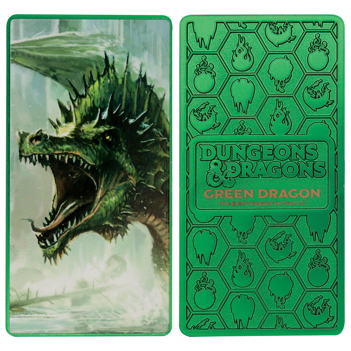 Dungeons & Dragons 50th Anniversary CHROMATIC DRAGONS Limited Edition Coloured Ingot Set