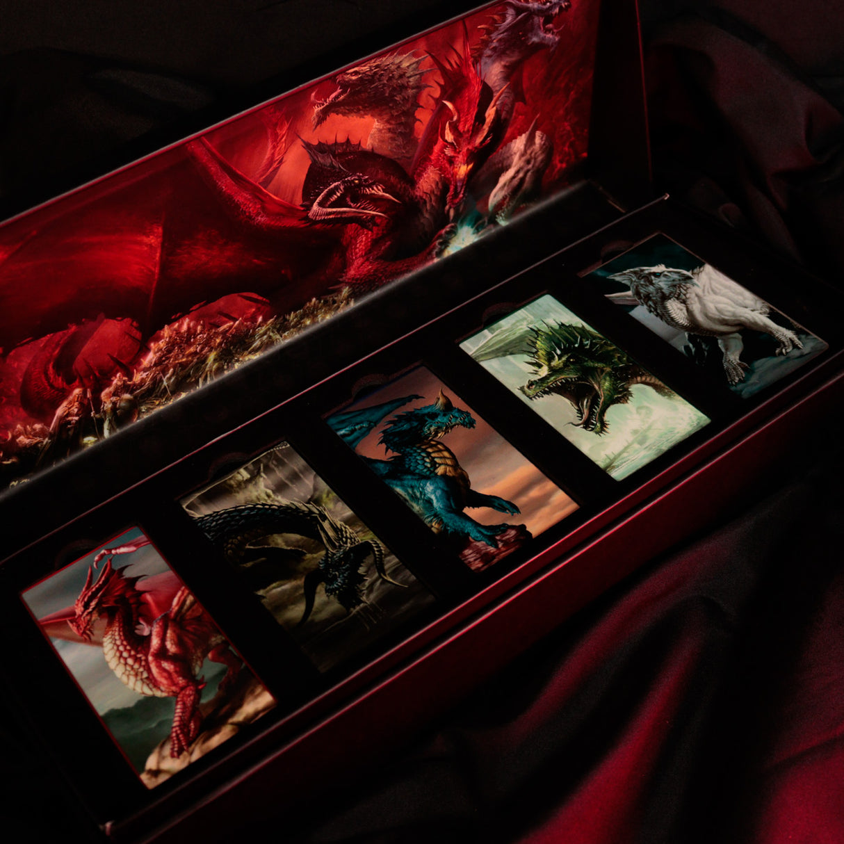 Dungeons & Dragons 50th Anniversary CHROMATIC DRAGONS Limited Edition Coloured Ingot Set