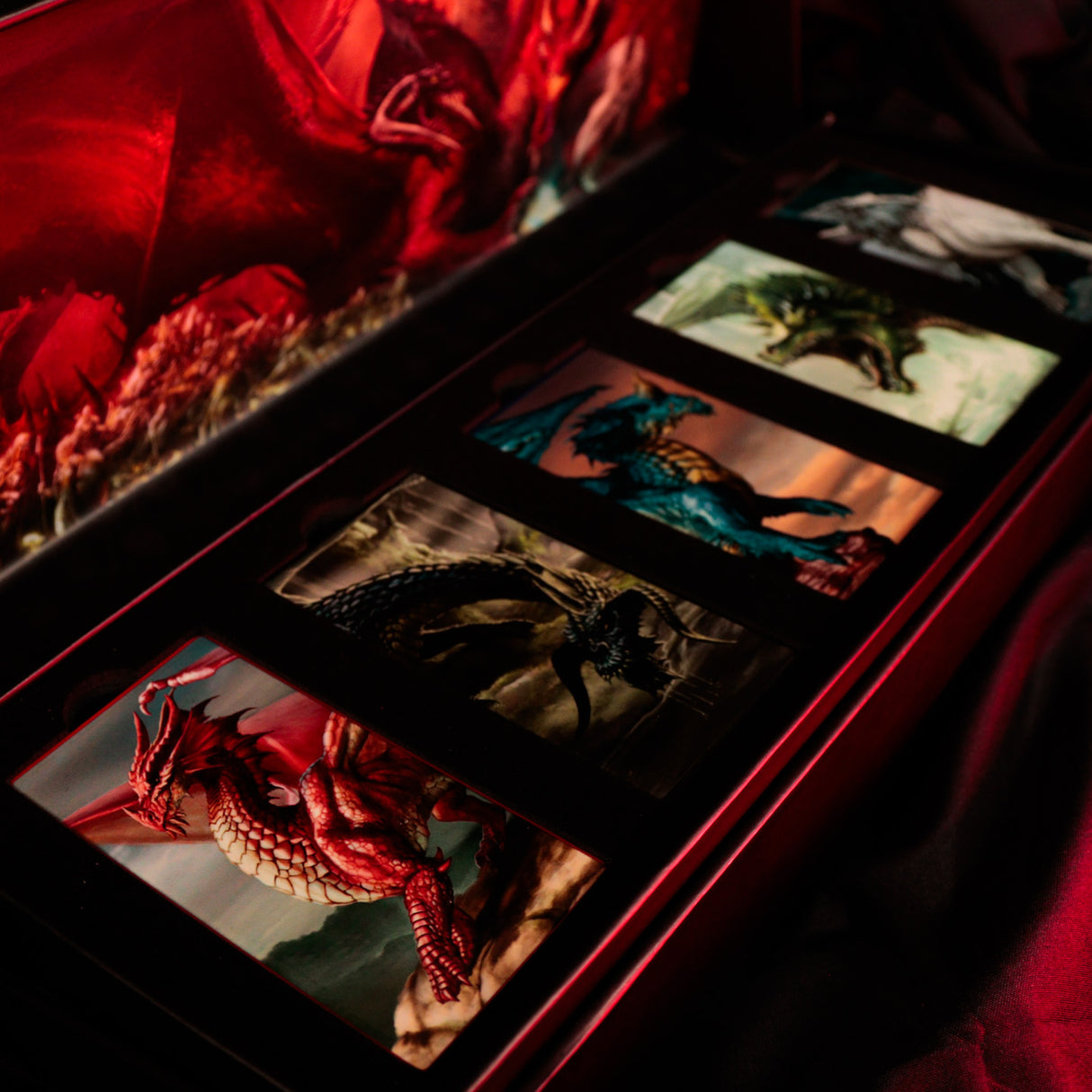 Dungeons & Dragons 50th Anniversary CHROMATIC DRAGONS Limited Edition Coloured Ingot Set
