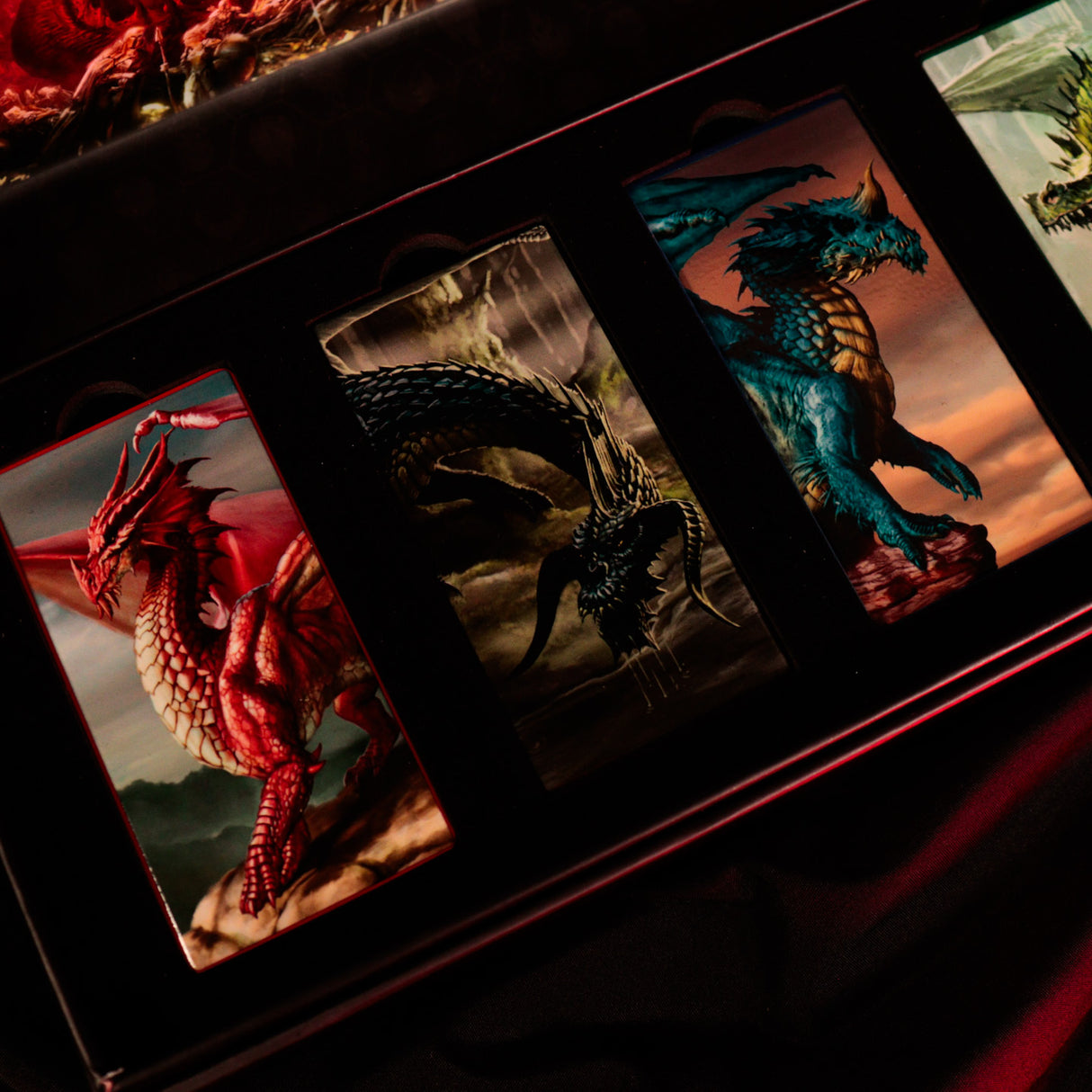 Dungeons & Dragons 50th Anniversary CHROMATIC DRAGONS Limited Edition Coloured Ingot Set