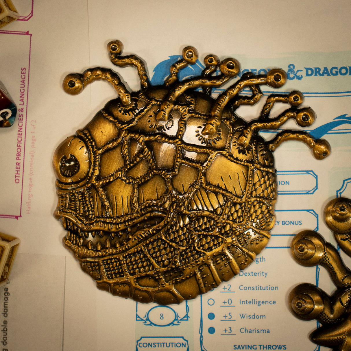 Dungeons & Dragons 50th Anniversary BEHOLDER Limited Edition Twin Medallion Set