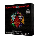D20 METAL COLLECTABLE | Dungeons & Dragons | Medallion | Limited Edition